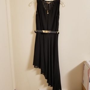 Black Slant Dress | Size Large